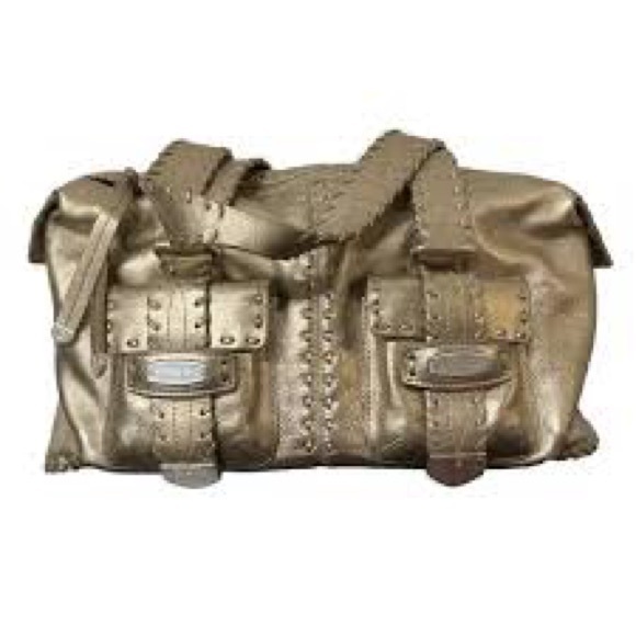 Michael Kors Palm Beach Astor Metallic Gold Hobo Bag - Picture 1 of 9